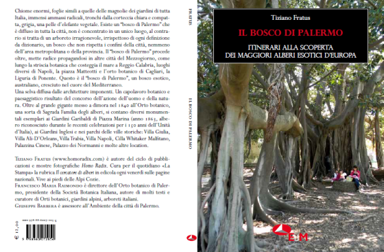 Il bosco di Palermo, la copertina del volume appena uscito