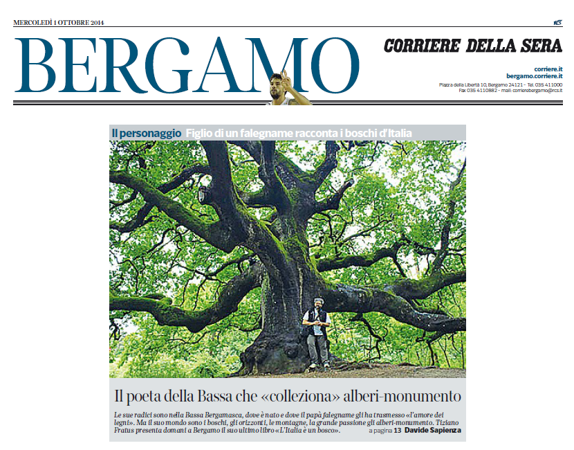 Sul «Corriere della&nbsp;Sera»