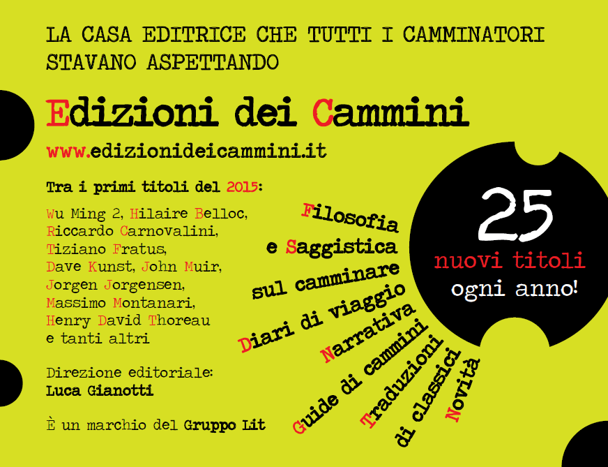 Nascono le Edizioni dei&nbsp;Cammini