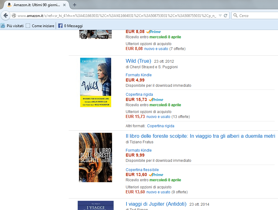 Nella Top Ten della Letteratura di Viaggio di&nbsp;Amazon
