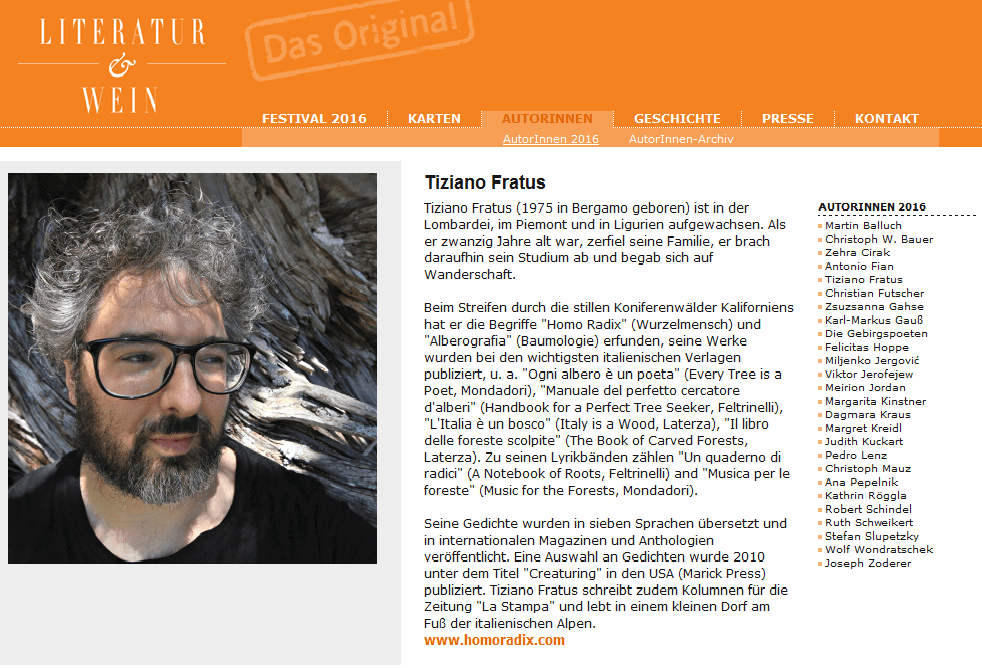 Uomo Radice e Alberografia in lingua&nbsp;tedesca