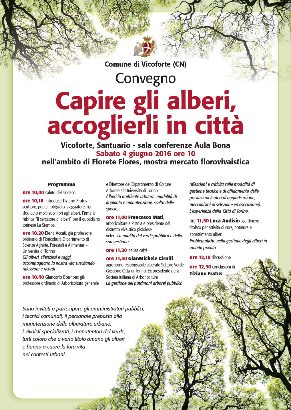 Convegno °Capire gli&nbsp;alberi°
