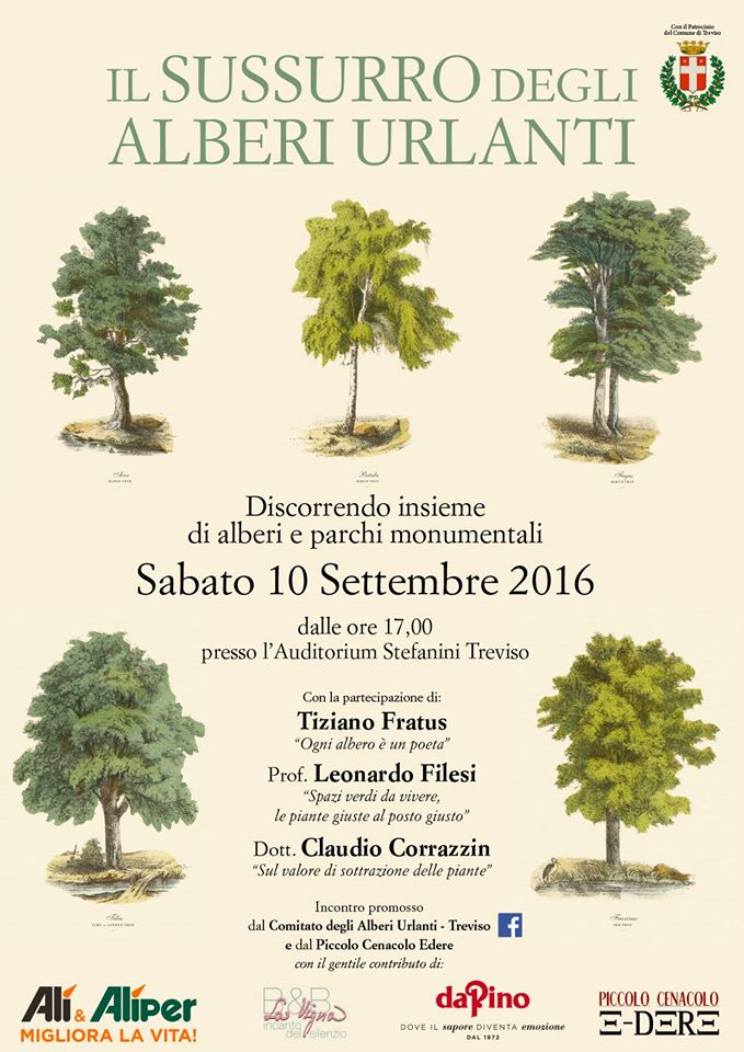 Nuovo atto di dendrosofia, domani a&nbsp;Treviso