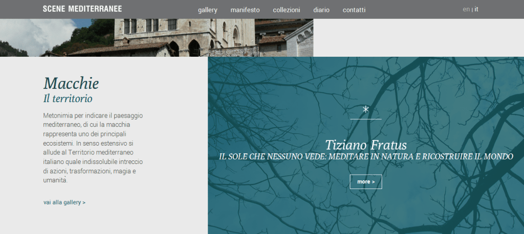 °Il sole che nessuno vede° su Scene&nbsp;Mediterranee