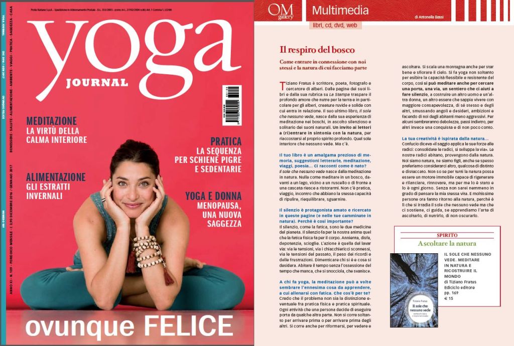 Intervista su Yoga&nbsp;Journal