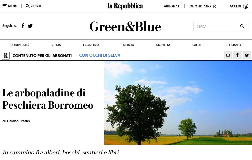 Le arbopaladine di Peschiera&nbsp;Borromeo